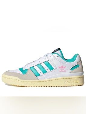 Adidas Originals Forum Low CL HQ6875 White Mint Rush 2022 11.5 Retro Sneakers